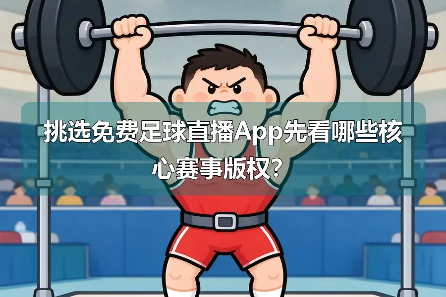 挑选免费足球直播App先看哪些核心赛事版权？